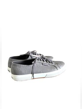 SUPERGA NEW Grey Crocodile Sneakers Size 9.5
